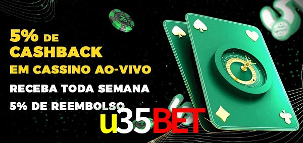 Promoções do cassino ao Vivo u35bet